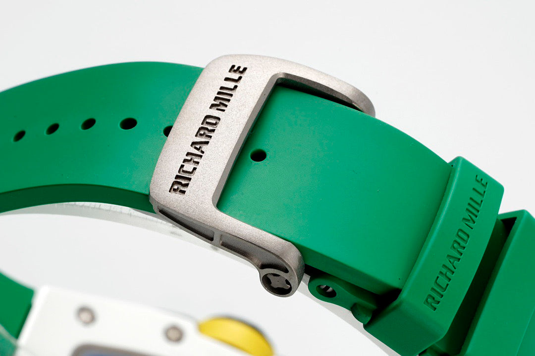 RM 67-02 Automatic Extra Flat Brazil Edition White Carbon Watch