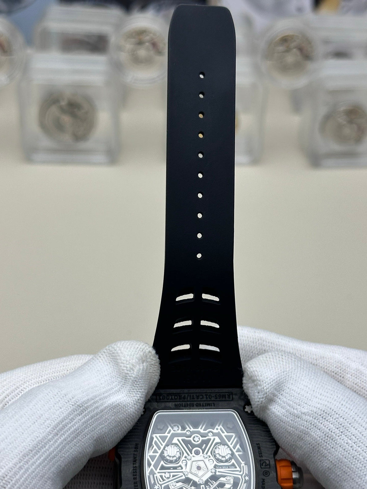 RM 11 McLaren Carbon Skeleton Chronograph Watch