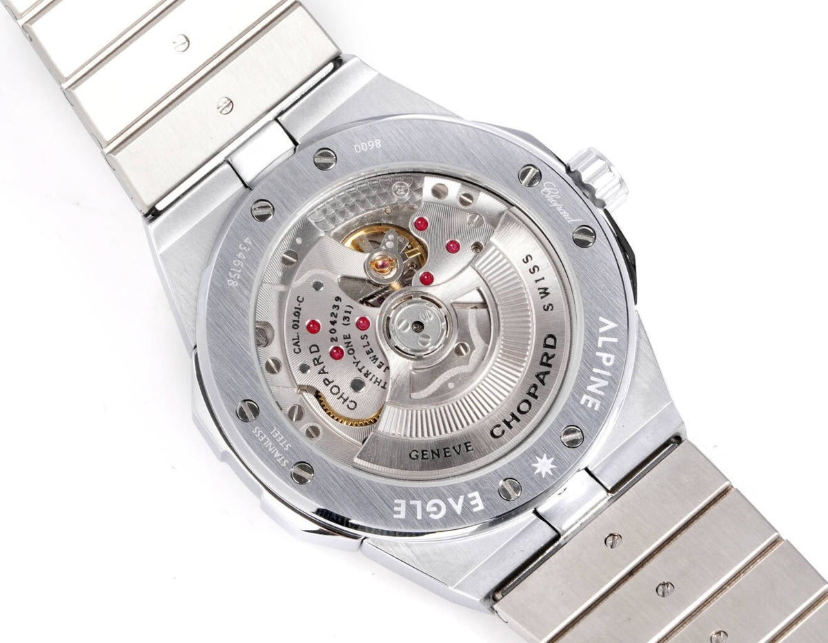 Alpine Eagle Purple Gem Bezel Gold Dial