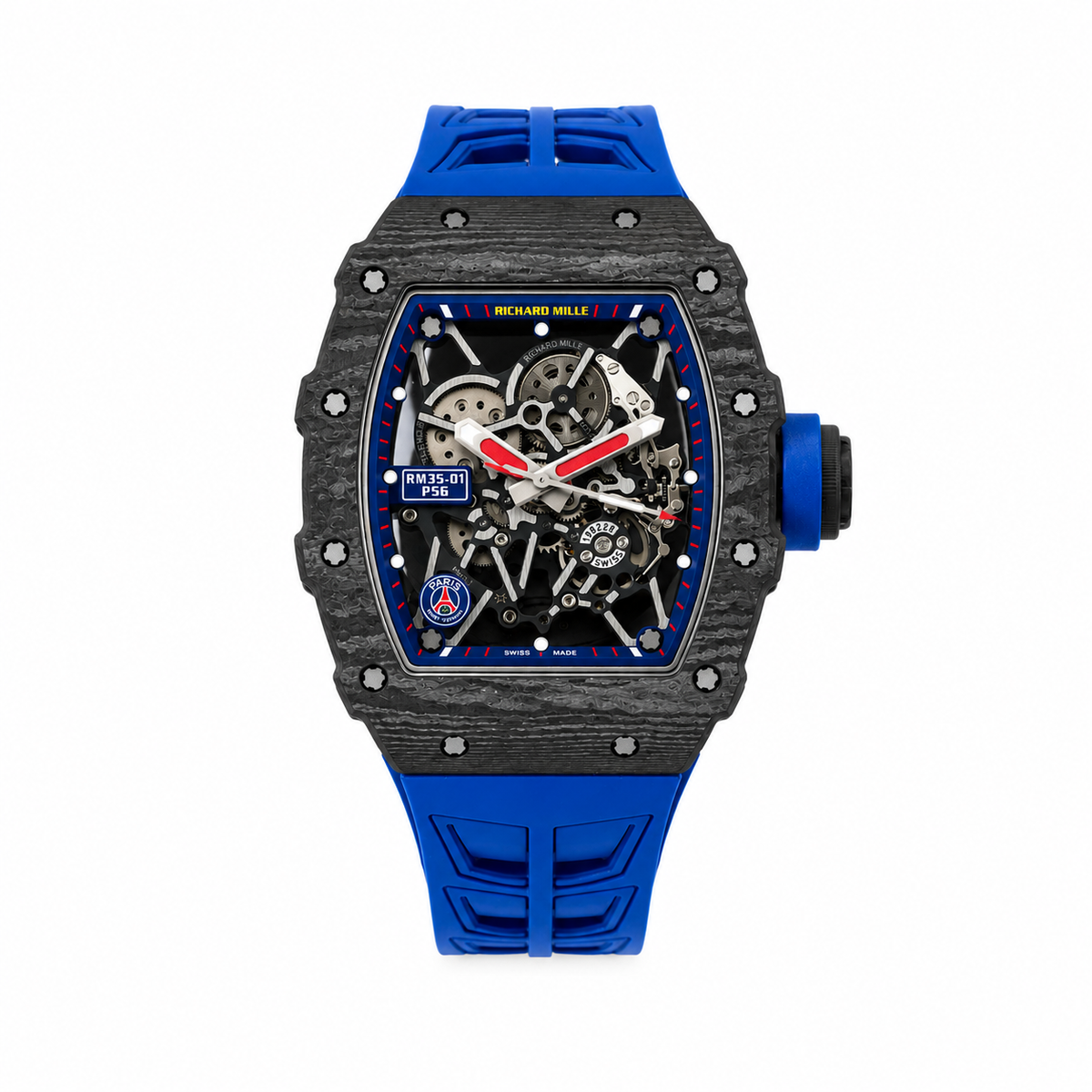 RM35 02 Rafael Nadal Skeleton Dial Carbon Strap Watch