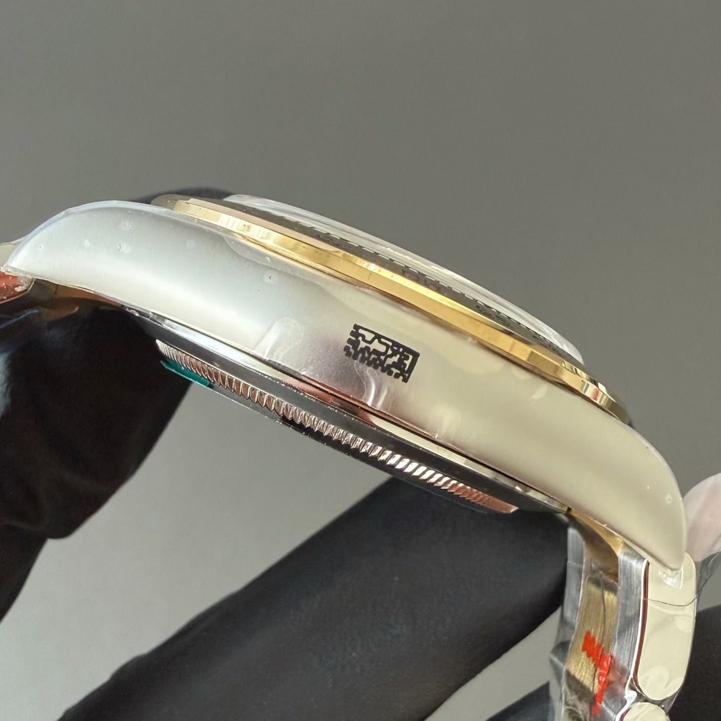 Daytona Cosmograph Two Tone Yellow Gold Black Dial Oyster Bracelet