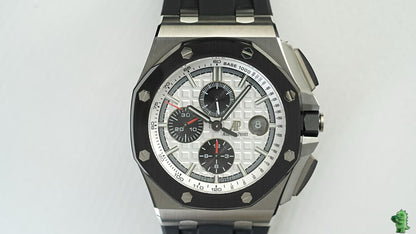Royal Oak Offshore Chronograph 42mm Titanium Black Bezel White Dial