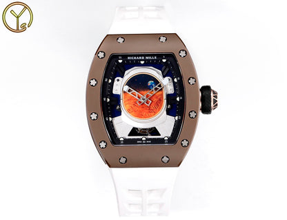 RM Mars Tourbillon Style Automatic Rubber Strap