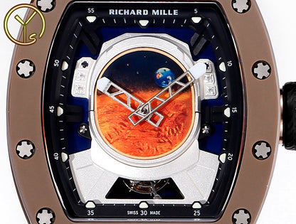 RM Mars Tourbillon Style Automatic Rubber Strap