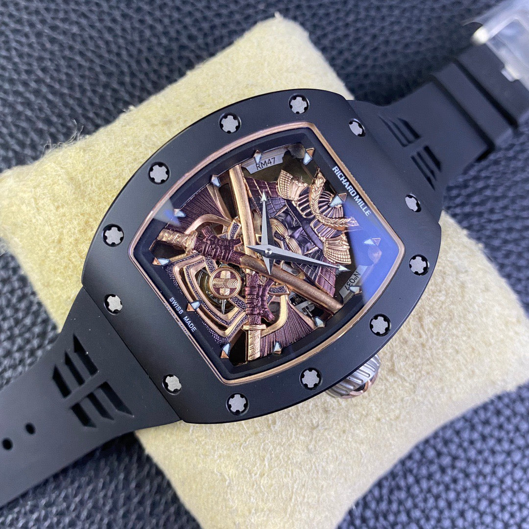 RM Samurai Skeleton Automatic Black Edition