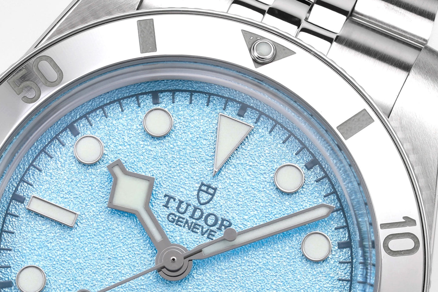 Black Bay 36 Light Blue Dial Jubilee Bracelet Watch