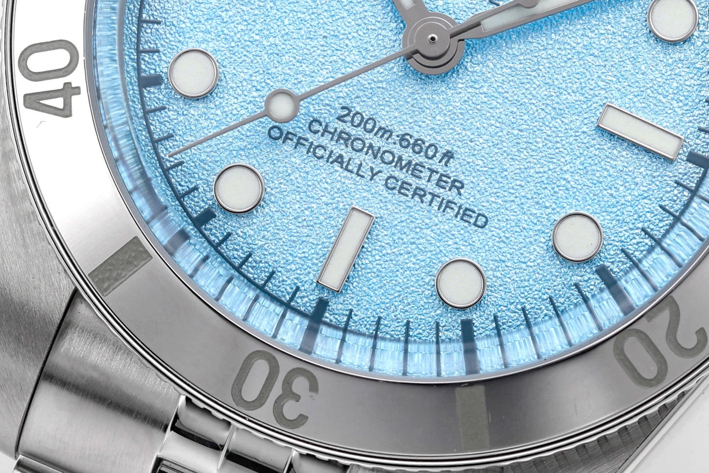 Black Bay 36 Light Blue Dial Jubilee Bracelet Watch
