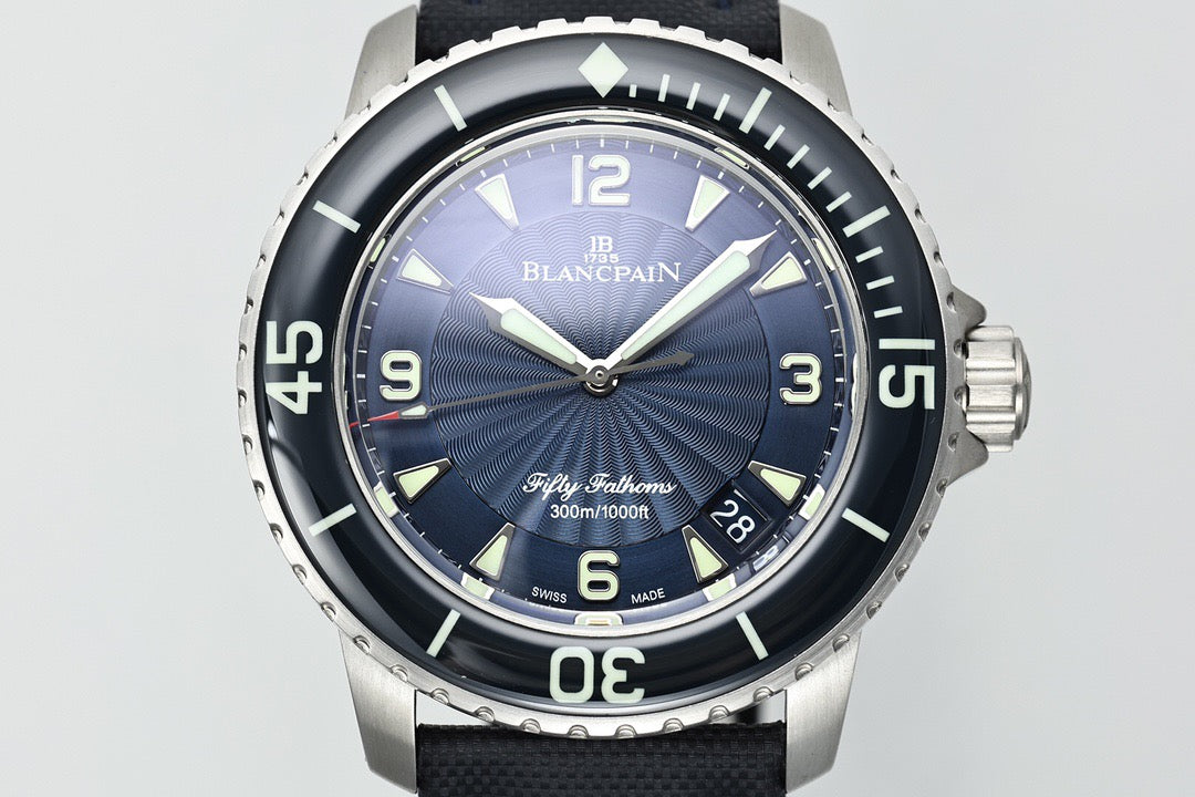 Fifty Fathoms Automatic Blue Dial Diver Watch