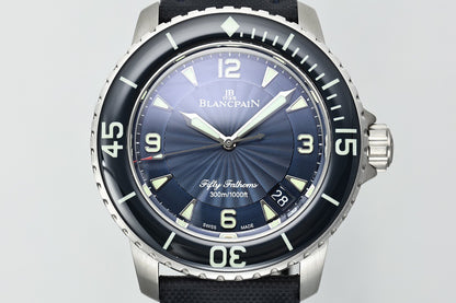 Fifty Fathoms Automatic Blue Dial Diver Watch