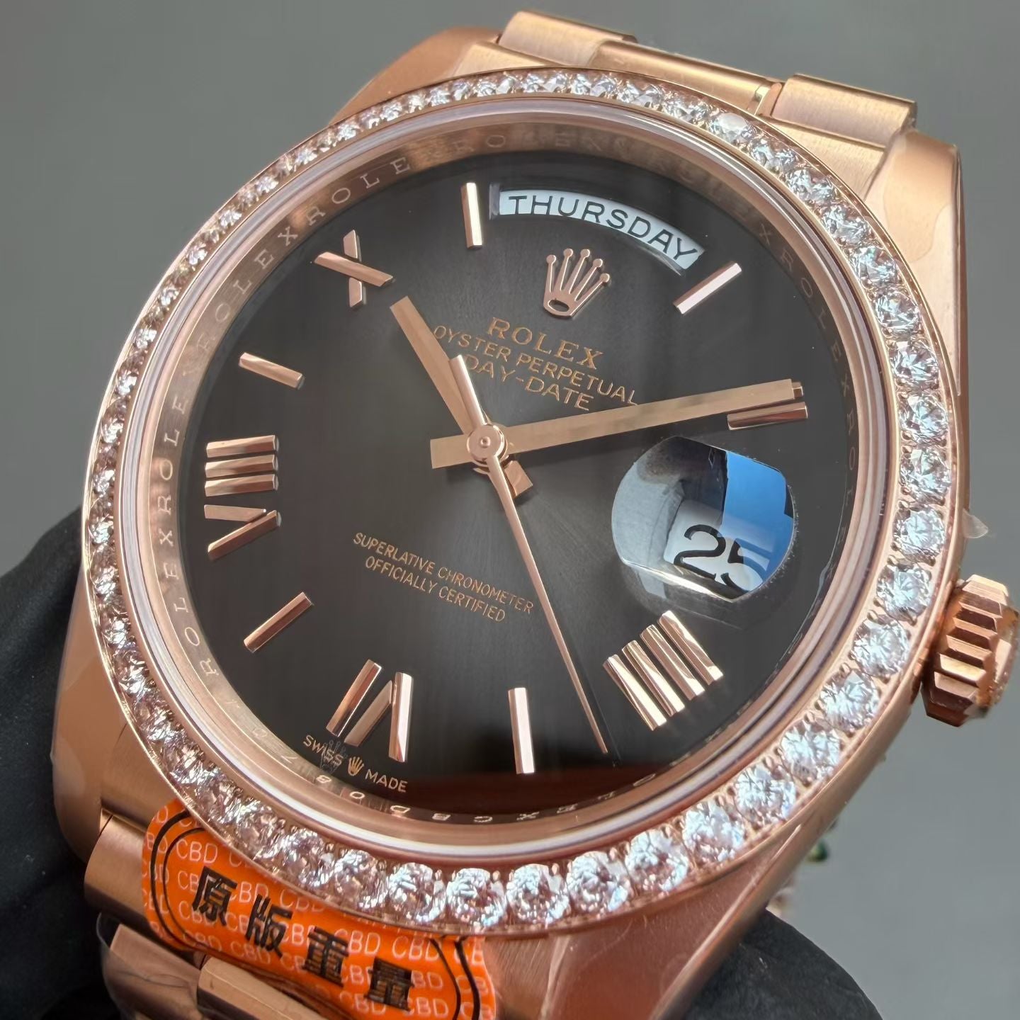 Day-Date 40 Diamond Bezel