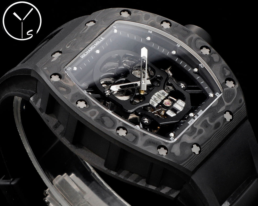 Skull Skeleton Dial White Ceramic Style Rubber Strap Watch