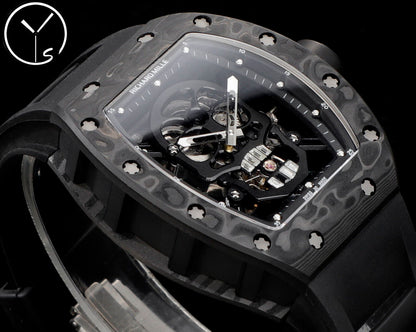 Skull Skeleton Dial White Ceramic Style Rubber Strap Watch