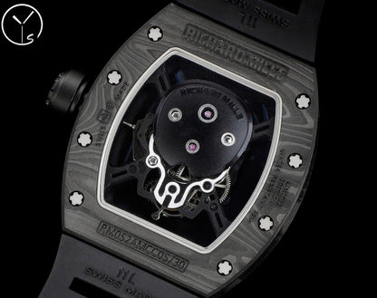 Skull Skeleton Dial White Ceramic Style Rubber Strap Watch