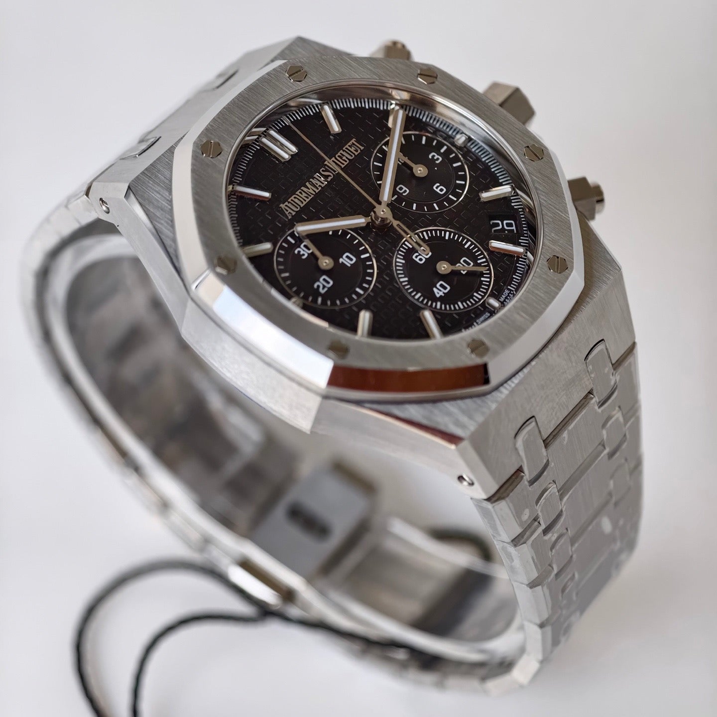 Royal Oak Chronograph Green Dial Steel Bracelet Watch