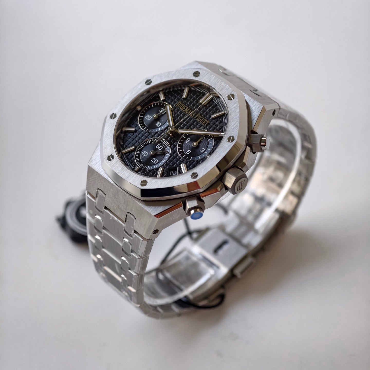 Royal Oak Chronograph Green Dial Steel Bracelet Watch