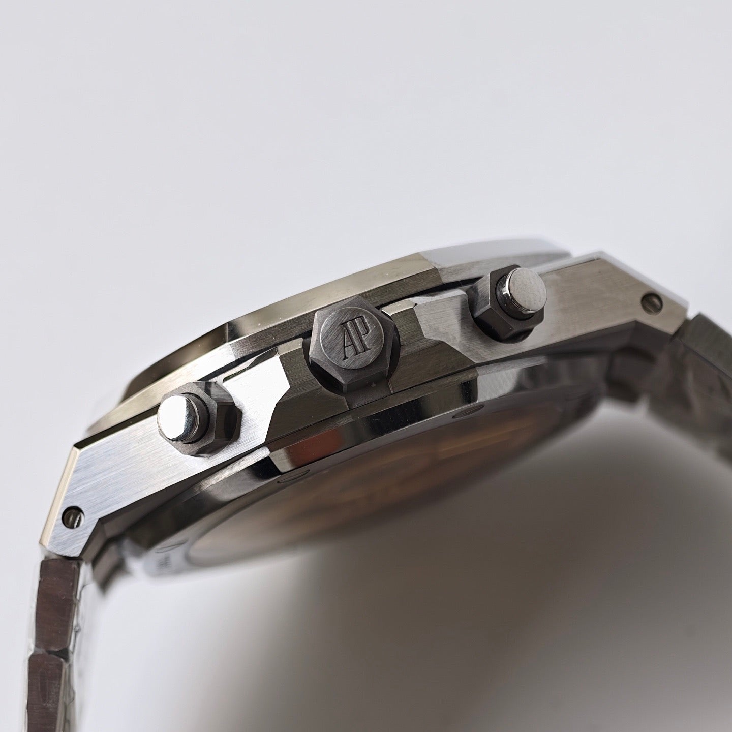 Royal Oak Chronograph Green Dial Steel Bracelet Watch
