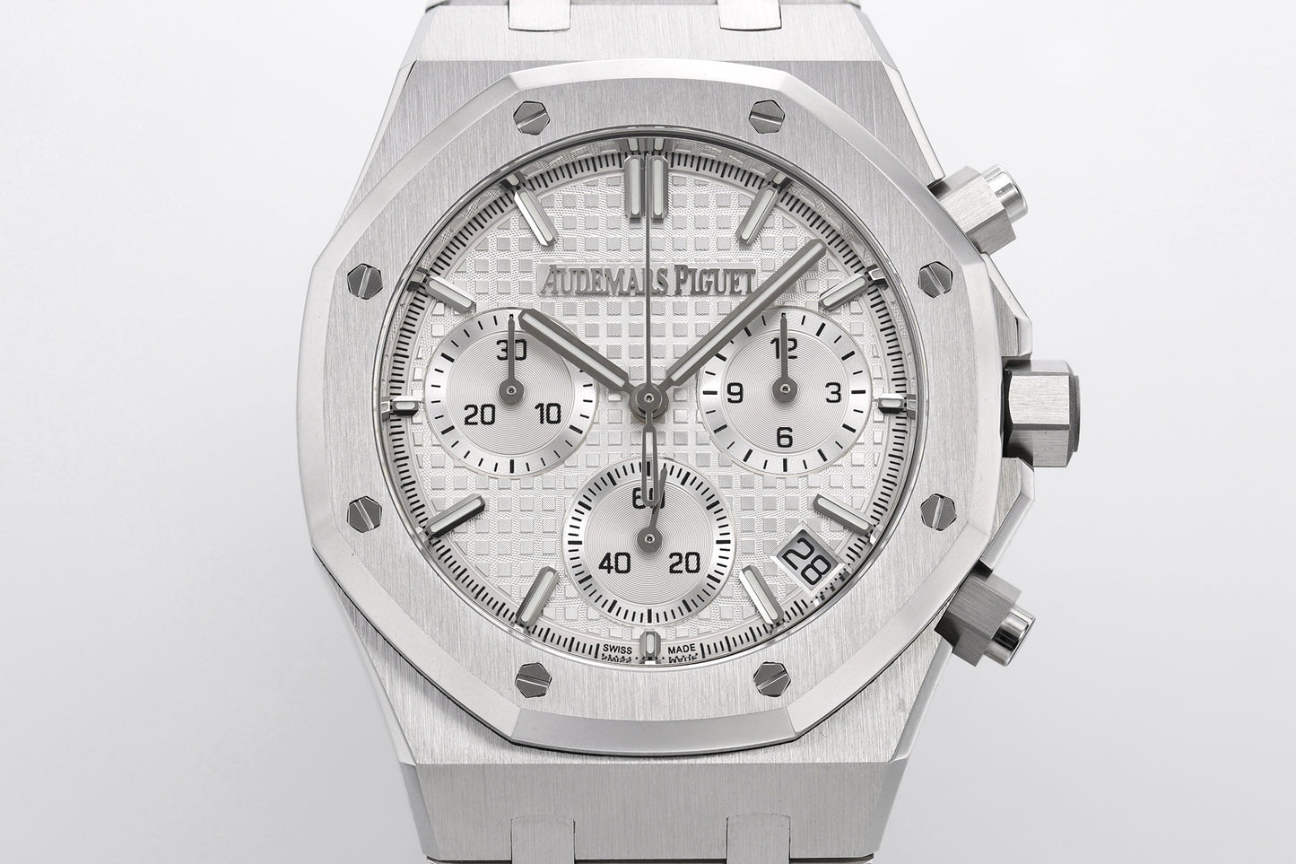 Royal Oak Chronograph Green Dial Steel Bracelet Watch