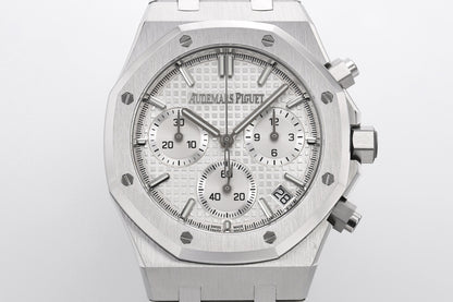Royal Oak Chronograph Green Dial Steel Bracelet Watch