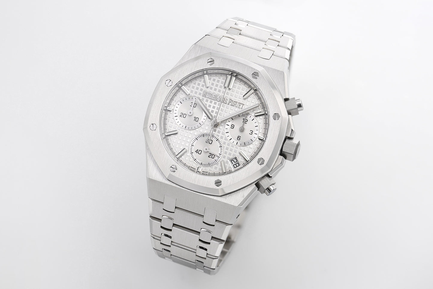 Royal Oak Chronograph Green Dial Steel Bracelet Watch