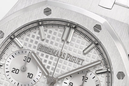Royal Oak Chronograph Green Dial Steel Bracelet Watch