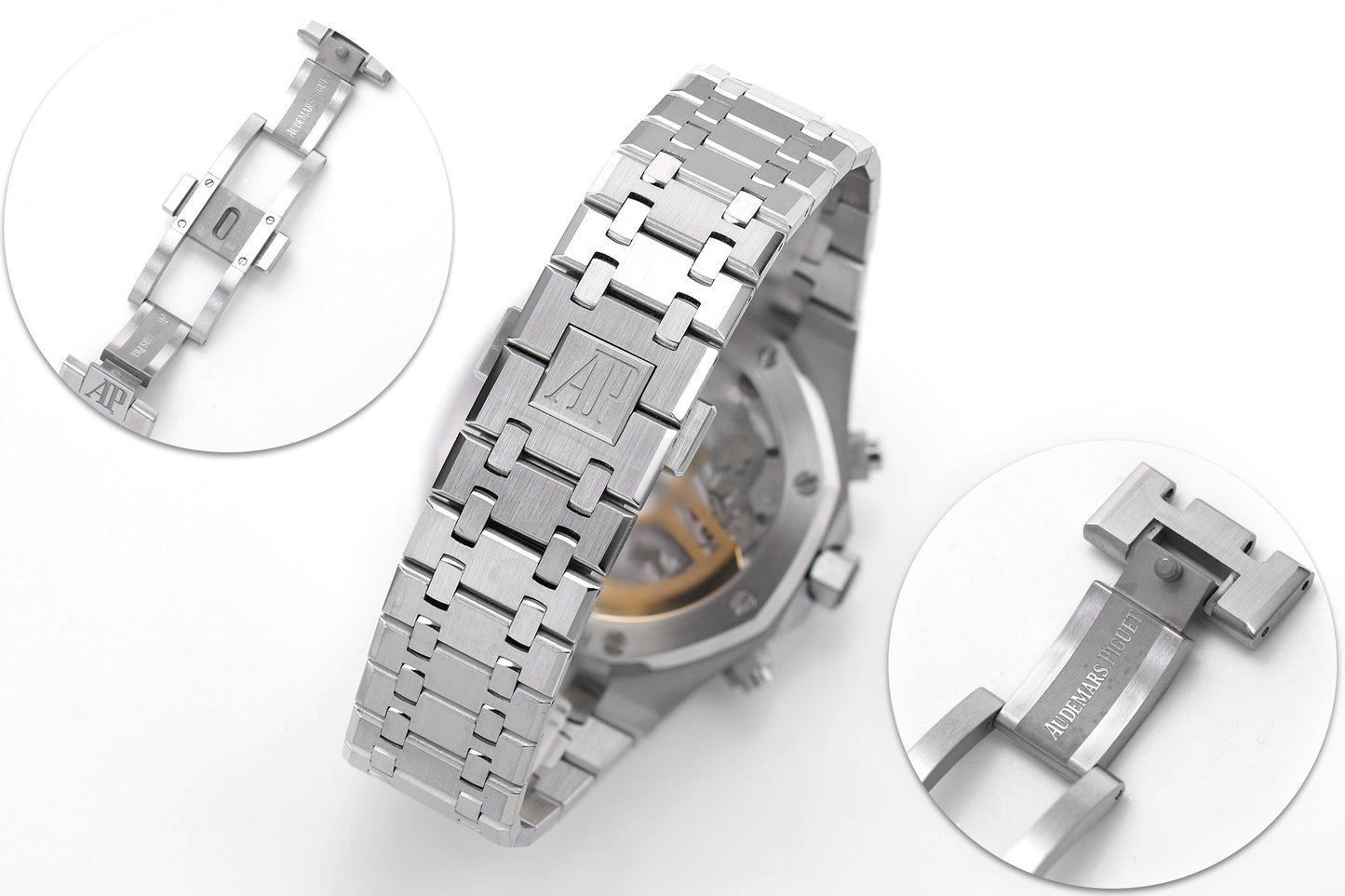 Royal Oak Chronograph Green Dial Steel Bracelet Watch