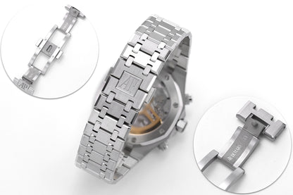 Royal Oak Chronograph Green Dial Steel Bracelet Watch