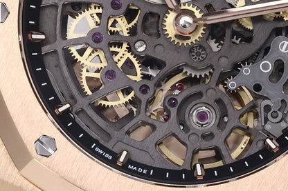 Royal Oak Skeleton Silver Dial Stainless Steel Watch