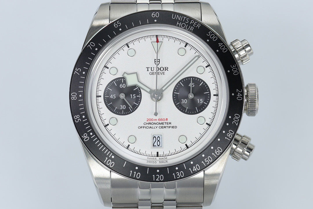 Black Bay Chrono Panda White Dial Jubilee Watch
