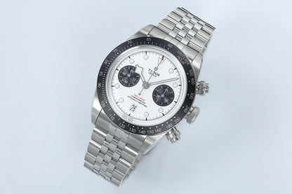 Black Bay Chrono Panda White Dial Jubilee Watch