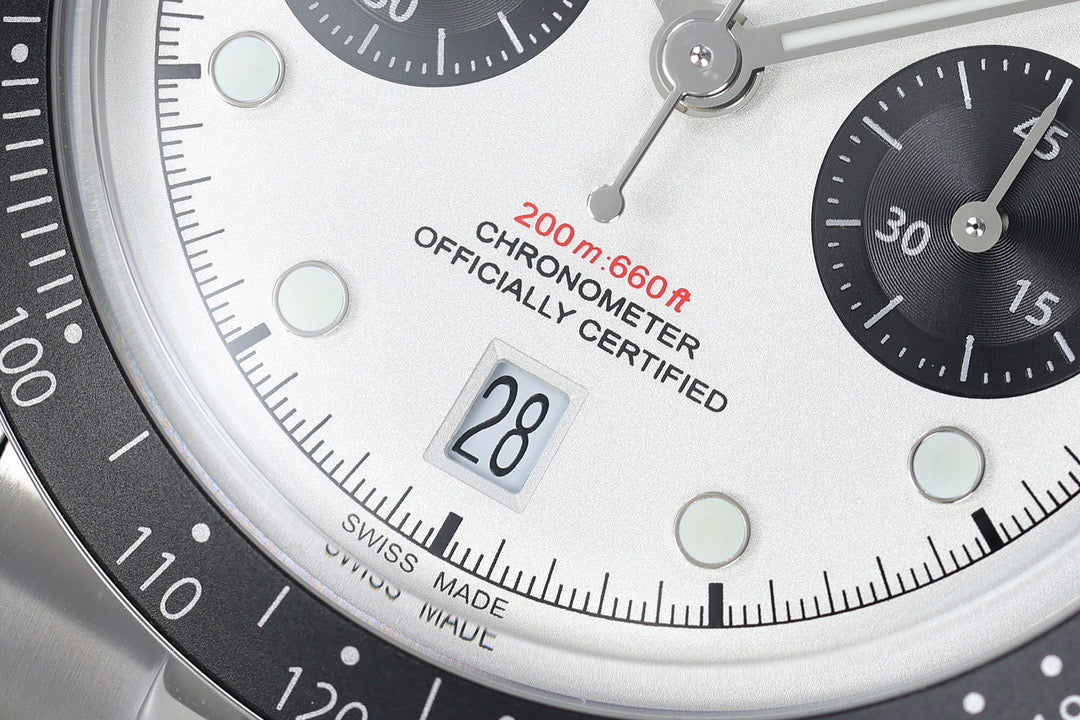 Black Bay Chrono Panda White Dial Jubilee Watch