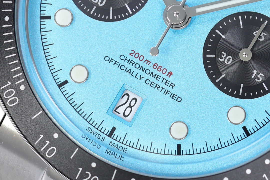 Black Bay Chrono Panda White Dial Jubilee Watch
