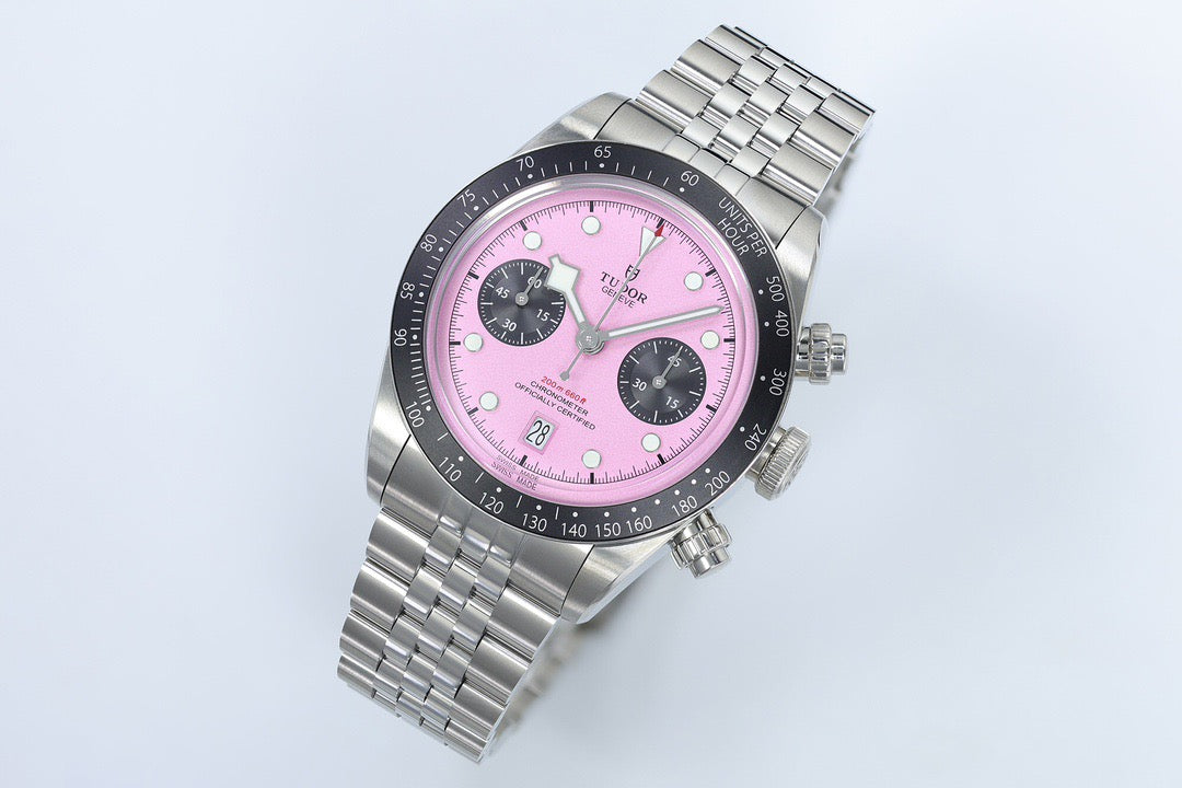 Black Bay Chrono Panda White Dial Jubilee Watch