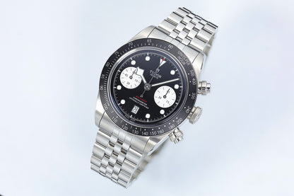 Black Bay Chrono Panda White Dial Jubilee Watch