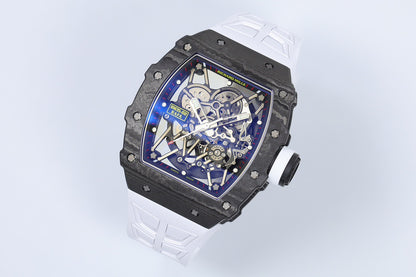 RM35 02 Rafael Nadal Skeleton Dial Carbon Strap Watch