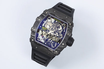 RM35 02 Rafael Nadal Skeleton Dial Carbon Strap Watch
