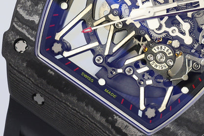 RM35 02 Rafael Nadal Skeleton Dial Carbon Strap Watch
