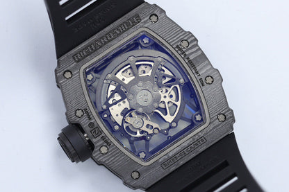 RM35 02 Rafael Nadal Skeleton Dial Carbon Strap Watch