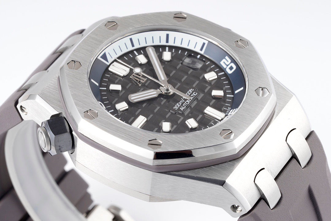 Royal Oak Offshore Diver Grey Rubber Watch