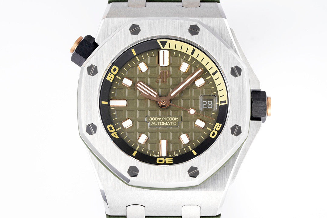 Royal Oak Offshore Diver Grey Rubber Watch
