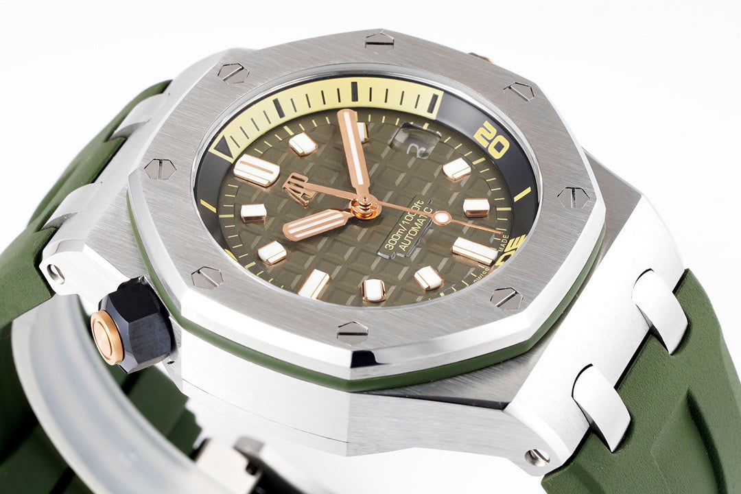 Royal Oak Offshore Diver Grey Rubber Watch