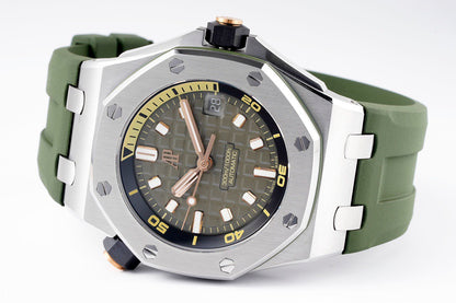 Royal Oak Offshore Diver Grey Rubber Watch