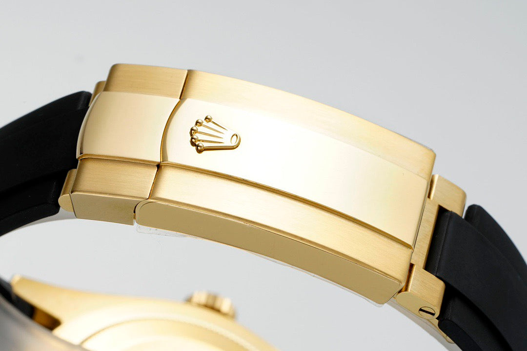 Sky Dweller Rose Gold Black Dial Oysterflex Watch