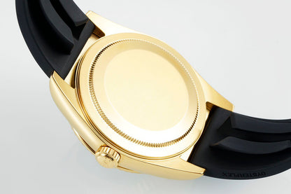 Sky Dweller Rose Gold Black Dial Oysterflex Watch