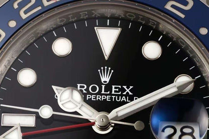 GMT Master II Pepsi Black Dial Jubilee Bracelet Watch