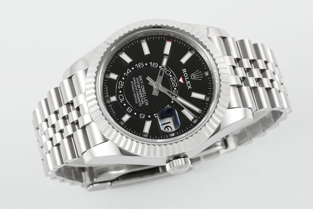 Sky Dweller White Dial Jubilee Bracelet Watch