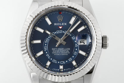 Sky Dweller White Dial Jubilee Bracelet Watch