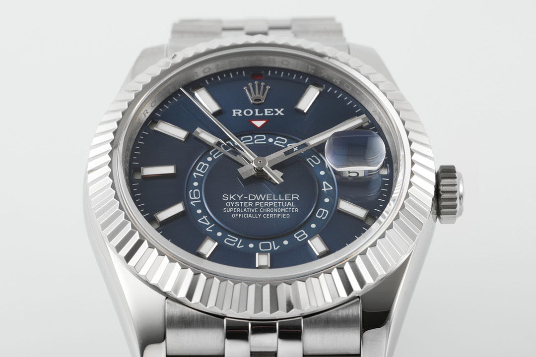 Sky Dweller White Dial Jubilee Bracelet Watch