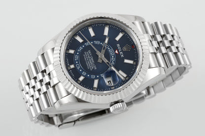 Sky Dweller White Dial Jubilee Bracelet Watch