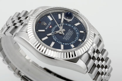 Sky Dweller White Dial Jubilee Bracelet Watch