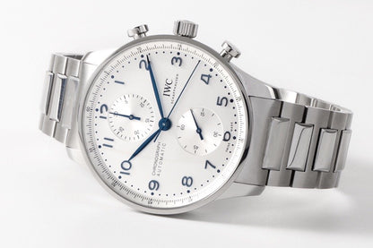 Schaffhausen Portugieser Chronograph Turquoise Blue Dial Watch
